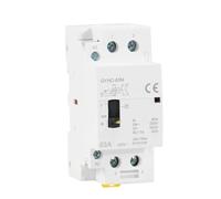 Contacteur modulaire domestique AC GYHC 2P 40A 63A 2NO ou 2NC, commande manuelle sur rail DIN, AC220V 230V(2P 40A 2NC 220V)