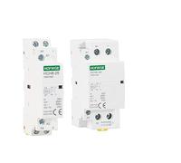 Contacteur modulaire domestique AC HCH8-25A 2P 4P 40A 63A 100A 220V DIN Rail avec interrupteur de commande manuel 2NO 1NO 1NC 2NC 4NO 2NO 2NC 4NC(1,25A-2N02NC)