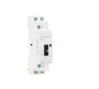 Contacteur modulaire domestique AC HCH8-25M 2P 16A 20A 220V DIN Rail avec interrupteur de commande manuel 2NO 1NO 1NC ou 2NC 1 pièce(2P 25A 1NO1NC 230V)