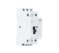 Contacteur modulaire domestique AC HCH8-25M 2P 25A 220V sur rail DIN avec interrupteur de commande manuel 2NO, 1NO, 1NC ou 2NC(2P 25A 2NO HCTs)