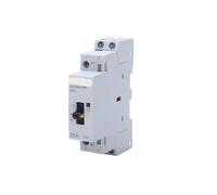 Contacteur modulaire domestique AC HCH8s-25M 2P 16A 20A 220V DIN Rail avec interrupteur de commande manuel 2NO 1NO 1NC ou 2NC 1 pièce(2P 16M 2NC AC230V)