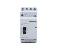 Contacteur modulaire domestique AC HCH8s-25M 4P 16A 20A 25A 24V 110V 220V sur rail DIN avec interrupteur de commande manuel 4NO 2NO 2NC ou 4NC(4P 25A 2NO2NC 230V)
