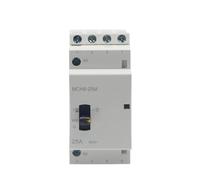 Contacteur modulaire domestique AC MCH8-25M 4P 25A 220V/230V 50/60HZ for rail DIN avec interrupteur de commande manuel, 1 pièce(4NC)