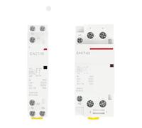 Contacteur modulaire domestique bipolaire AC 110 V 220 V 50/60 Hz 1 32 A 50 A 40 A 63 A for rail DIN, 1 pièce(EACT-2P-40A,2NC-110V)