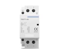 Contacteur modulaire domestique CA TOCT1 2P 63A 1NC 1NO 2NO 2NC 220V/230V 50/60Hz pour rail DIN(1NO1NC)
