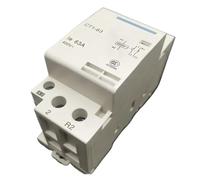 Contacteur modulaire domestique CT1-63 2P 32A 40A 63A 220V 230V~ 50/60HZ Rail DIN AC 2NO 1NO 1NC 2NC(2NC 63A)