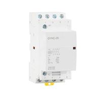 Contacteur modulaire domestique GYHC 4P 25A 220V/230V 50/60HZ 4NO ou 2NO, 2NC ou 3NO, 1NC ou 4NC 1 pièce(4P 25A 4NO 220V)