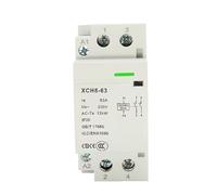 Contacteur Modulaire Domestique, Interrupteur De Commande, 2P 32A/40A/63A Ac Din Rail, 220V/230V 50/60HZ 1NO 1NC 2NO 2NC, 1 Pièces(63A 2NC)