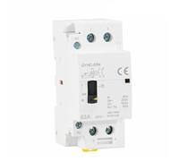 Contacteur modulaire domestique manuel AC 2P 40A 63A 2NO ou 2NC AC220V 230V à commande manuelle(2P 63A 2N0 220V)