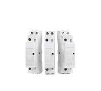 Contacteur modulaire domestique sur rail DIN 220 V monophasé 2P 2NO 2NC 1NO 1NC 25 A 20 A 16 A for automatisation(25A,1NO1NC)