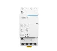 Contacteur modulaire domestique TOCT1 4P 25A 110V bobine 50/60HZ rail DIN 4NO ou 2NO 2NC contacteurs 1 pièce(220V,2NO2NC)
