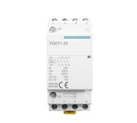 Contacteur modulaire domestique TOCT1 4P 25A 2NC 2NO 220V/230V 50/60HZ for rail DIN, 1 pièce(220V,4NO)