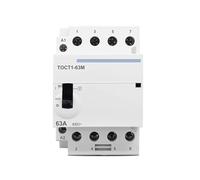 Contacteur Modulaire Domestique TOCT1 4P 63A 220V/230V 50/60Hz, Rail Din, AC Avec Interrupteur De Commande Manuel 4NO Ou 2NO 2NC 4NC(2NO2NC)