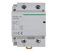 Contacteur modulaire HCH8s-100 2P 100A 2NO ou 4NO 220V Contacteur domestique Rail DIN(100A 1NO1NC AC110V)