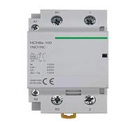 Contacteur modulaire HCH8s-100 2P 100A 2NO ou 4NO 220V Contacteur domestique Rail DIN(100A 1NO1NC AC230V)
