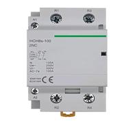 Contacteur modulaire HCH8s-100 2P 100A 2NO ou 4NO 220V Contacteur domestique Rail DIN(100A 2NC AC110V)