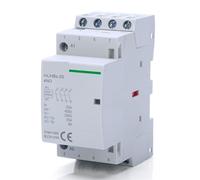 Contacteur modulaire HCH8s-25 4P 16A 20A 25A 4NO 4NC ou 2NO2NC 3NO1NC 24V 110V 220V, contacteur domestique automatique, Type Rail Din, Protection des circuits(4P 25A 3NO1NC AC230V)