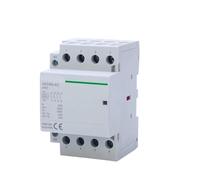 Contacteur modulaire HCH8s-63 50 Hz 60 Hz 4P 63 A 4 NO 4 NC 2 NO 2 NC 220 V 110 V 24 V Contacteur domestique CC automatique sur rail DIN type iCT(4P 63A 2NO2NC AC110V)