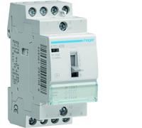 contacteur modulaire - jour/nuit - 25a - 4 contacts nf - 230v - hager etc425
