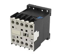 Contacteur tripolaire 3P 1NC AC CJX2-K0601, bobine 220 V, rail DIN 35 mm, 6 A, 1 pièce