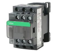 Contacteur tripolaire CA, version noire, modèles LC1D B7C F7C Q7C M7C, 24 V-380 V, disponible en 1 pièce(LC1D18,380V)