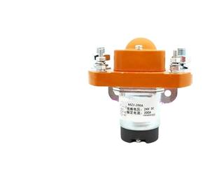 Contacteur ZJ200A 1NO à ouverture normale, 12V, 24V, 36V, 48V, 60V, 72V, 200a DC, for moteur de chariot élévateur, électromobile, treuil de voiture, 1 pièce (Color : 12V)