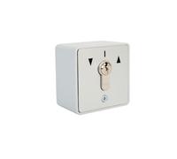 Contacteurs à clé montée/descente en saillie avec barillet et 3 clés