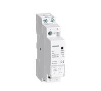 contacteurs Contacteur AC modulaire domestique sur Rail Din, monophasé 220V, 25a, 2P, 2NO, 1NO1NC, 2NC, for maison intelligente, hôtel, 50/60Hz (Color : 2P 25A, Size : 2NO_220V)