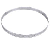 Contacto Anneau à tarte en inox, surface perforée, Ø 26 x H2 cm, la pâtisserie est mieux aérée