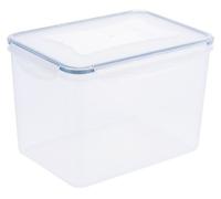 Contacto Boîte fraîcheur 3900 ml, plastique, 21 x 14,5 x H15 cm, haute, empilable, étanche à l'air/à l'eau, fermeture à clic, convient au micro-ondes/congélateur