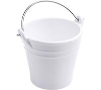 Contacto Mini-seau en porcelaine, anse en fil d'acier inoxydable, Ø 10 / 8 cm, hauteur 10 cm, volume 500ml