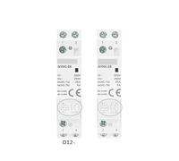 Contactor DC12V DC24V Coil Voltage 25A 2NO 2NC 1NO1NC 50/60Hz AC220V Main Voltage NWPNLXEA(2P 25A 2NC AC220V)