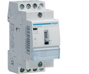 Contactor silencioso, D/N 25A, 3NA, 230V