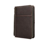 CONTACT'S FAMILY Étui à cigares en cuir pour 5 tubes, cave à cigares vintage pour homme avec fentes pour coupe-cigares et briquet (5 emplacements)