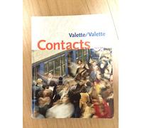 Contacts: Langue Et Culture Francaises