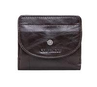 CONTACTS Porte-Monnaie en Cuir véritable avec Poche à Billets Lady (Café)