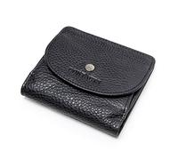 Contacts Porte-Monnaie en Cuir véritable avec Poche à Billets Lady (Noir)