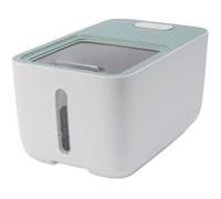 Container croquettes - M PETS - BOXI - 10 L - Couvercle coulissant - Fenêtre transparente - Roulettes