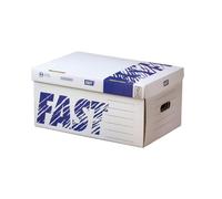 Fast Container Avec Couvercle Pour Boites D'archives - Manuelle - Blanc
