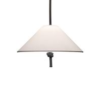 Contardi Hat SO Medium / Large Pendelleuchte, Medium - Graphite Gray / White Linen