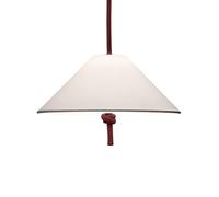 Contardi Hat SO Medium / Large Pendelleuchte, Medium - Japanese Red / White Linen