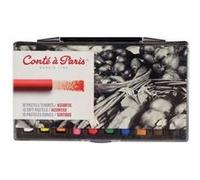 Conté à Paris Boite Plastique 10 Pastels Tendres Assortis