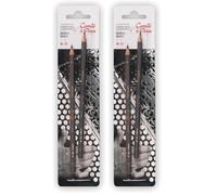 Conté à Paris Blister 2 Crayons Esquisse Graphite HB 2B (Lot de 2)