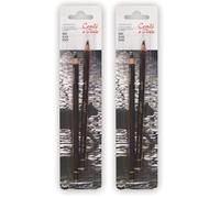 Conté à Paris Blister 2 Crayons Pastel Noir (Lot de 2)