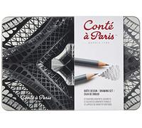 Conté à Paris Boîte Métal 12 Crayons Graphite Assortis