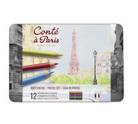 Generique Crayons pastel Colart – Boîte métal assortiment 12