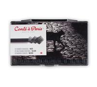 Conté à Paris Set Carré Esquisse Pierre Noire 2B x12