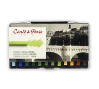 CONTE A PARIS CARRES COULEUR BOITE PLASTIQUE X12 PAYSAGE