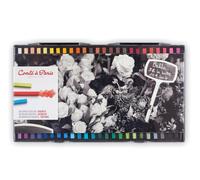 Conté Carrés couleurs en boîte plastique — 48 carrés
