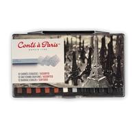 CONTE A PARIS CARRES ESQUISSE BOITE PLASTIQUE X12 ASSORTIS